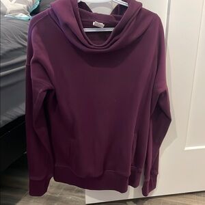 Purple Hooded Sweatshirt
